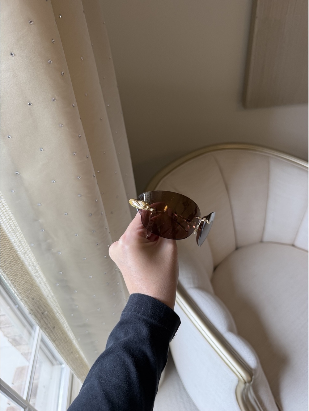 Cartier Rimless Rectangular Sunglasses - Picture 6 of 6
